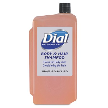 DIAL PROFESSIONAL Body & Hair Care, Peach, 1 L Refill Cartridge, PK8 04029